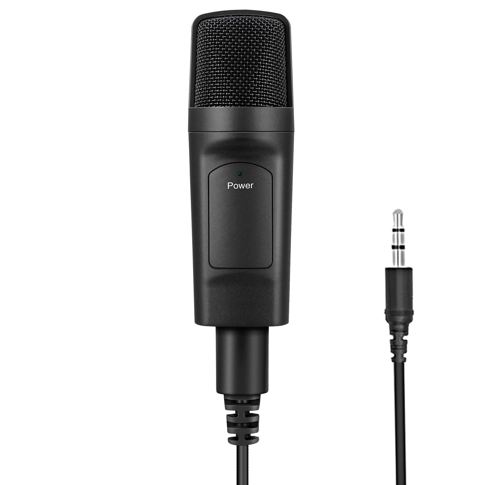 مايكروفون USB كوندنسر للكمبيوتر والبث المباشر | USB Condenser Microphone for Computer Desktop & Live Recording