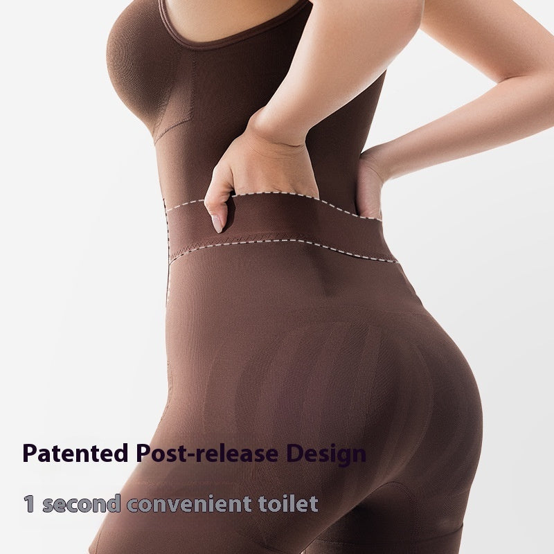 مشد نسائي لنحت البطن ورفع الأرداف بعد الولادة | Belly Contracting And Hip Lifting Postpartum Body Shaping Waist Slimming Seamless Tight Show Clothes