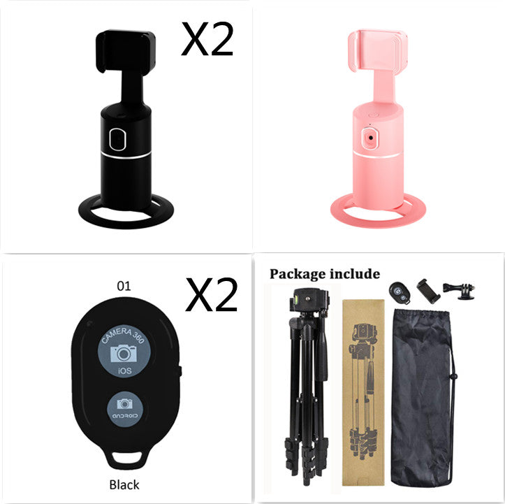 Smart Face Recognition Tracking PTZ Mobile Phone Stand Live Broadcast | حامل هاتف ذكي بتتبع الوجه للبث المباشر