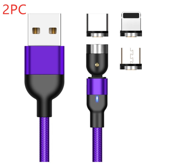 كابل شحن مغناطيسي دوار 360 درجة سريع الشحن | Essager Rotate Magnetic Cable 360 Degree USB Type C Fast Charging