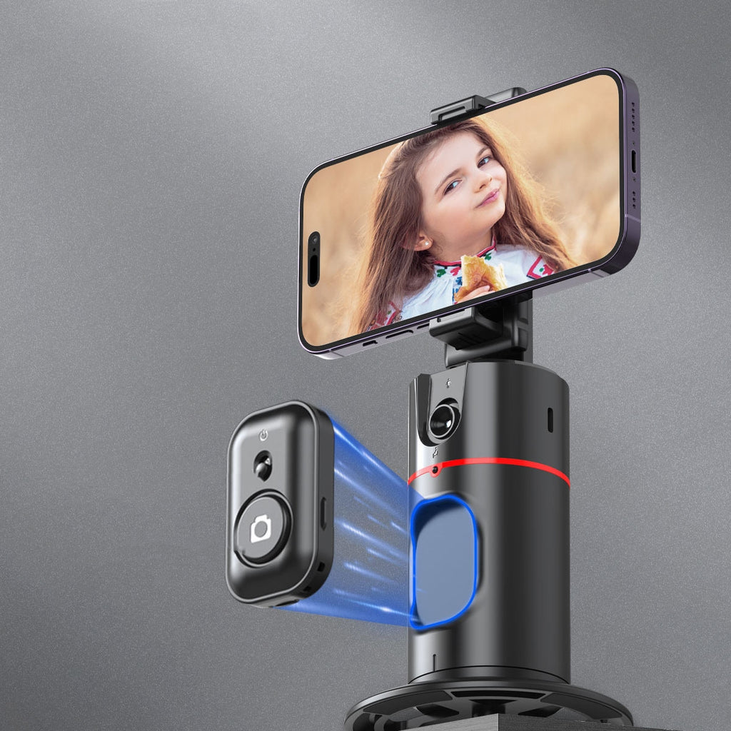 برنامج ذكي مثبت AI ​​على الوجه والتتبع 360 درجة | تتبع ذكي للتعرف على الوجه بالذكاء الاصطناعي بزاوية 360 درجة ومثبت التتبع