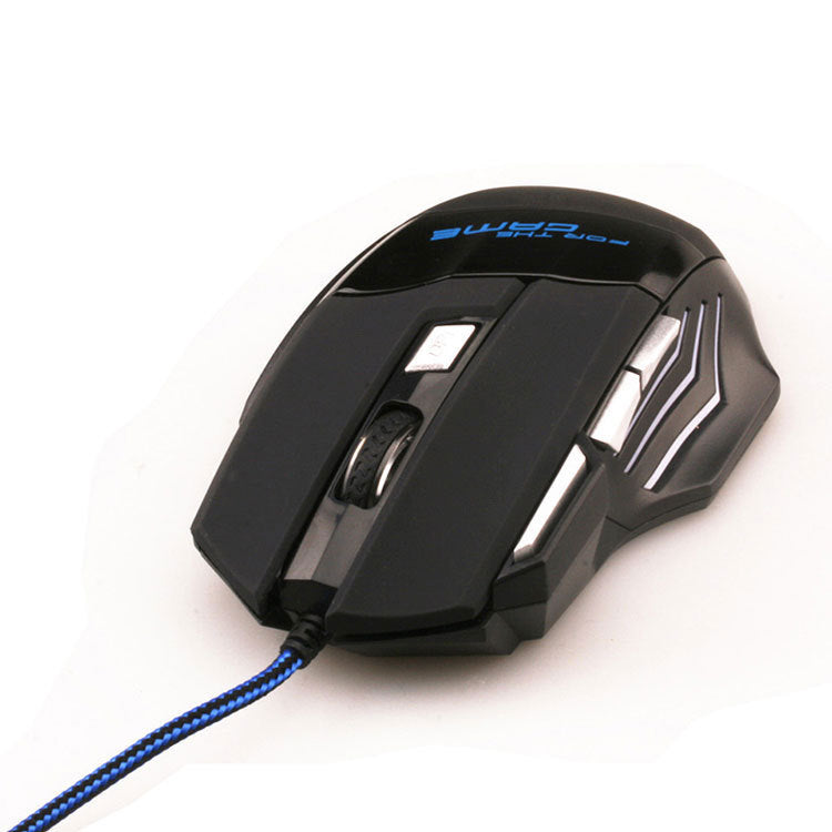 ماوس جيمينج USB بإضاءة ملونة متغيرة 6 أزرار | USB Gaming Mouse 6 Buttons Colorful LED