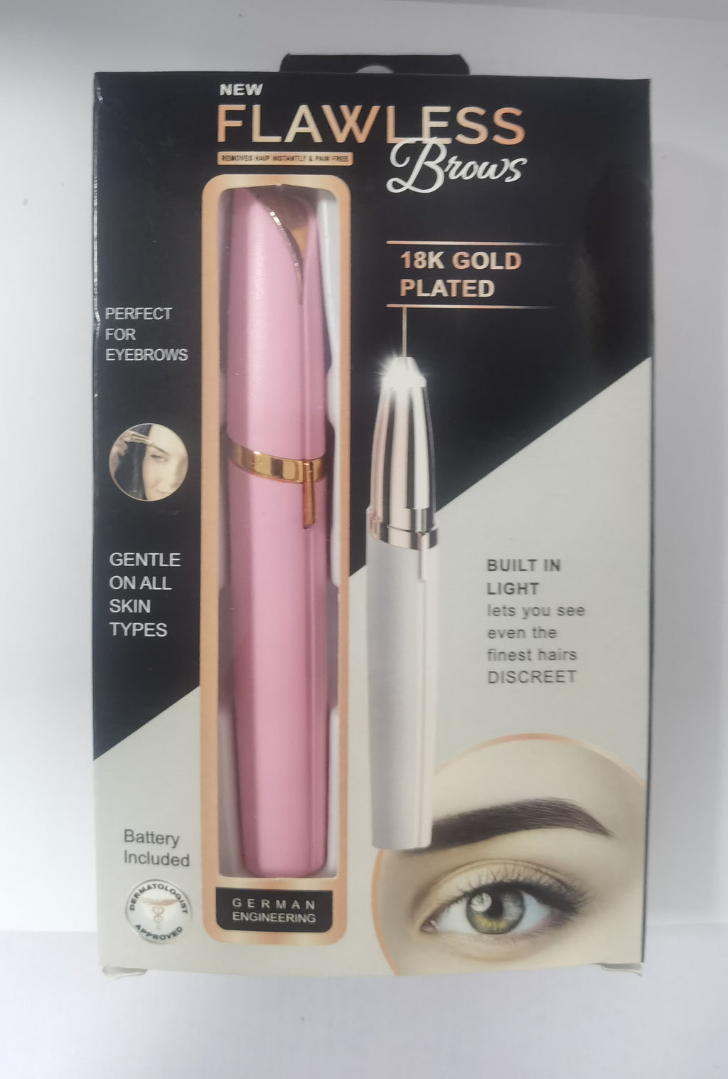 قلم تشكيل الحواجب الكهربائي الصغير | Mini Electric Eyebrow Trimmer Lipstick Brows Pen