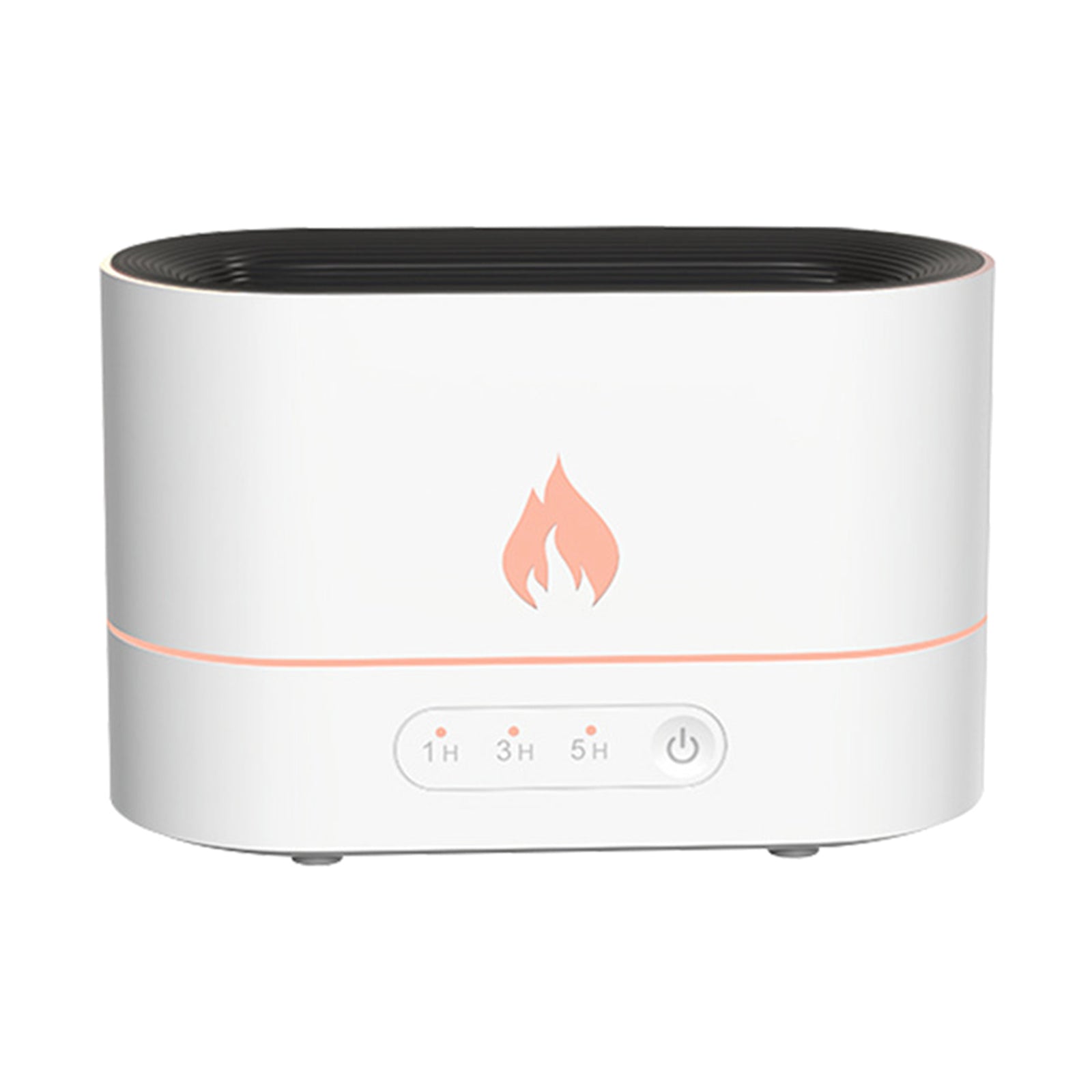جهاز عطور بتأثير اللهب مع مرطب هادئ | Flame Aromatherapy Humidifier Diffuser Home Decor