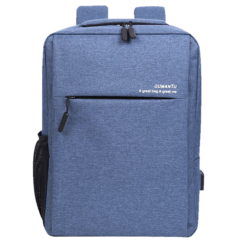 حقيبة ظهر لابتوب مضادة للماء والصدمات بشحن لاسلكي | Waterproof Shockproof Rechargeable Backpack Laptop Bag