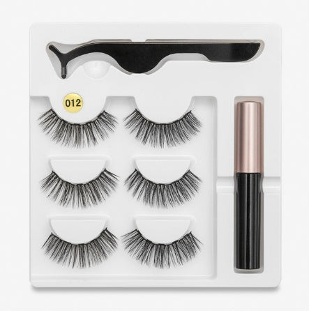 زوج رموش مغناطيسية عصرية بدون غراء | A Pair Of False Eyelashes With Magnets In Fashion