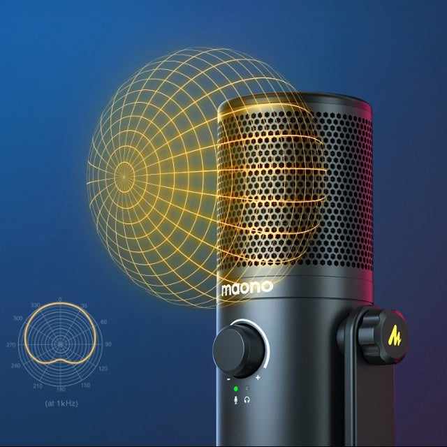 مايكروفون الألعاب والبث المباشر مع إلغاء الضوضاء | Esports Gaming Microphone Live Streaming Noise Cancelling