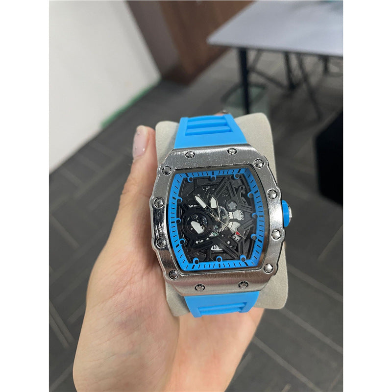 ساعة رجالية أسطوانية مضيئة | Cylindrical Mens Watch Luminous Quartz Movement