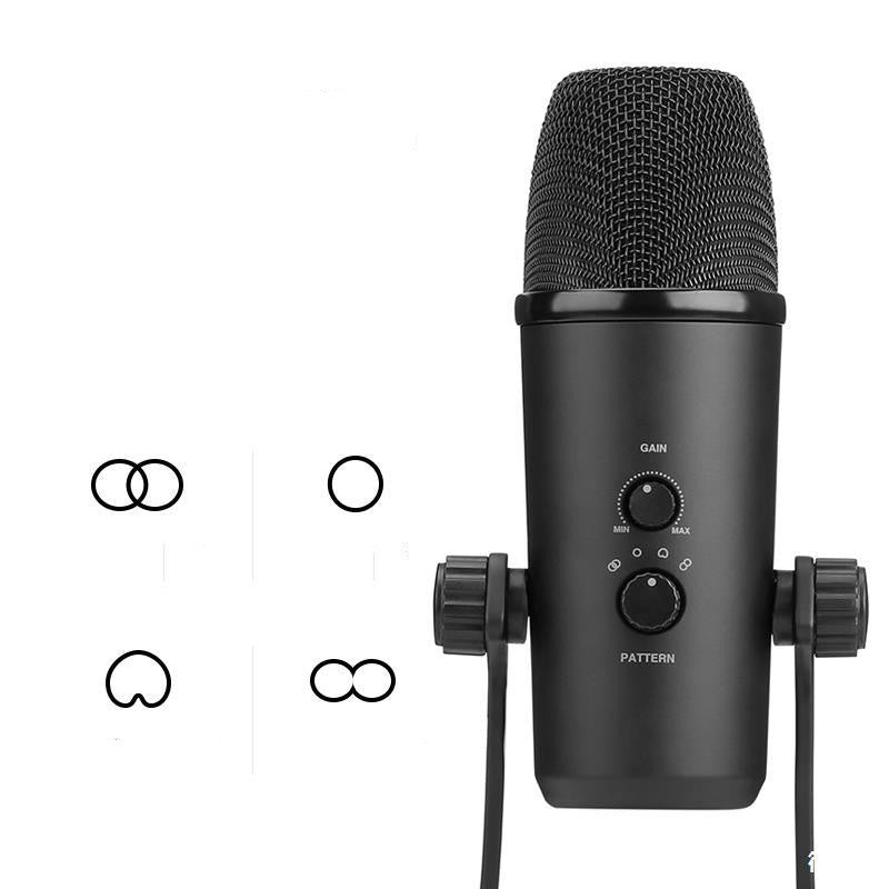 مايكروفون BOYA PM700R كوندنسر USB مع كارد صوت مدمج للتسجيل والبث | BOYA PM700R USB Condenser Microphone Built-in Sound Card Recording