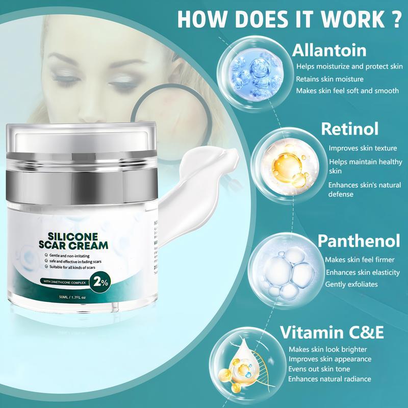 جل كريم علاج الندبات خفيف وغير دهني 50مل | Scar Cream Gel 50ml