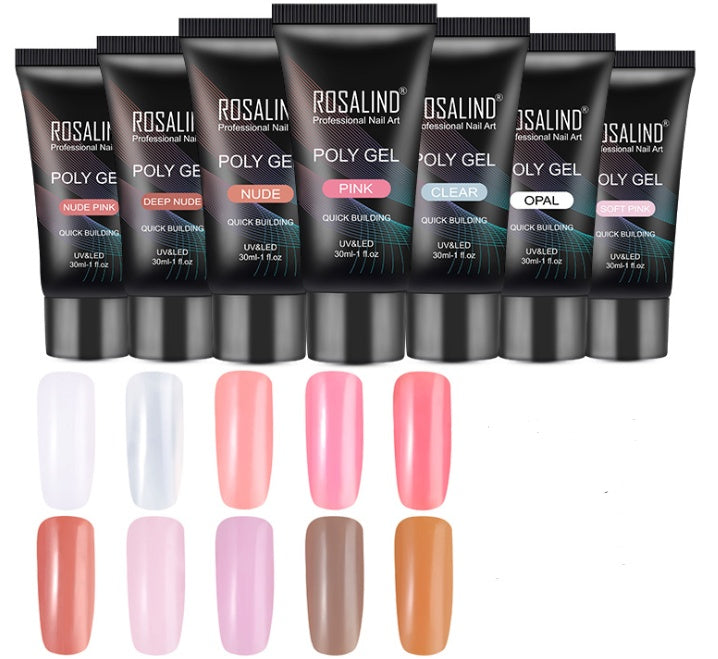 مجموعة أظافر كريستال لتمديد الأظافر | Crystal Nail Extension Set