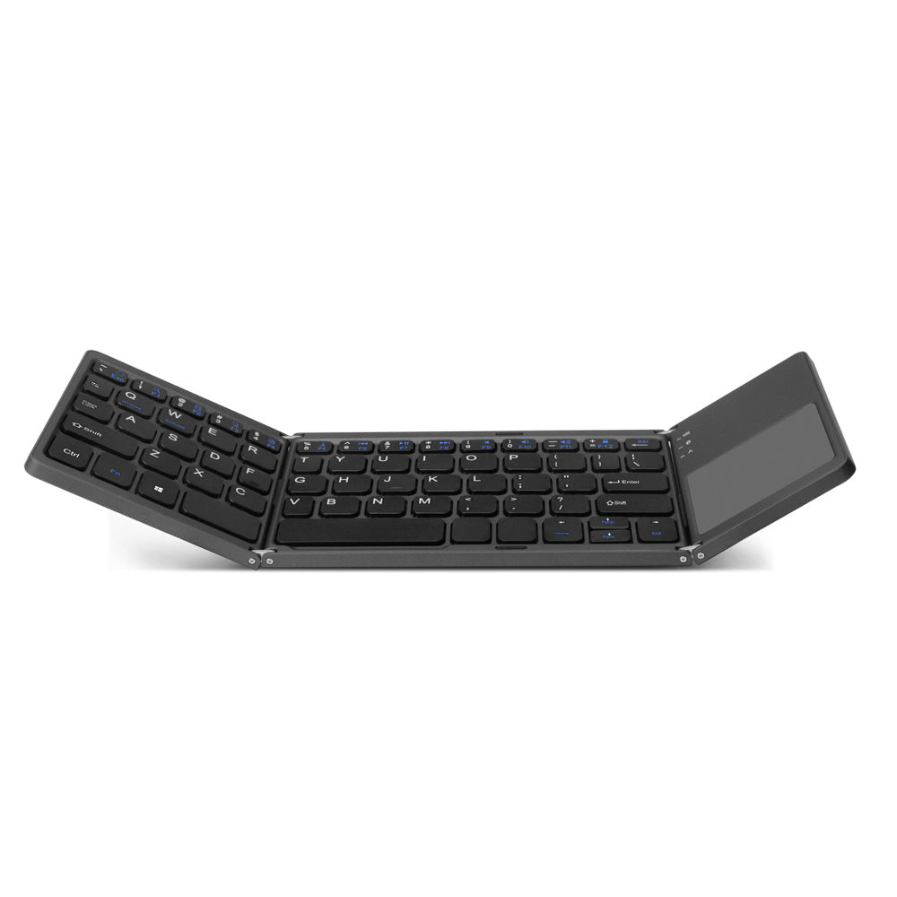 كيبورد لمسي رفيع ثلاثي الطي محمول | Ultra-thin Tri-fold Folding Touch Keyboard