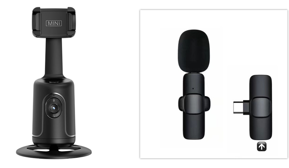 ميكروفون لافالير لاسلكي للبث المباشر وتصوير الفيديو | Wireless Lavalier Microphone for Live Streaming & Short Video