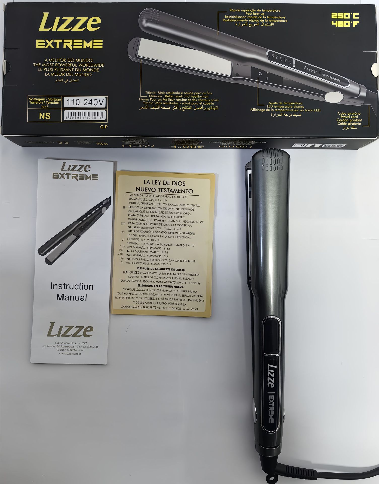 مكواة شعر احترافية للصالونات | Hair Salon Professional Hair Straightener Electric Hair Curler