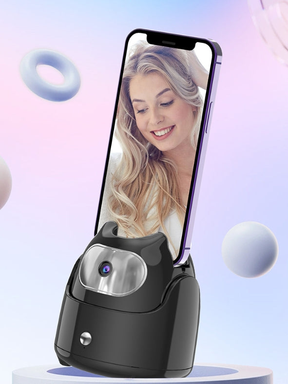 رأس كاميرا ذكي بتقنية التعرف على الوجه بالذكاء الاصطناعي دوران 360 درجة | Intelligent AI Face Recognition Camera Head 360° Rotating Vlog Shooting