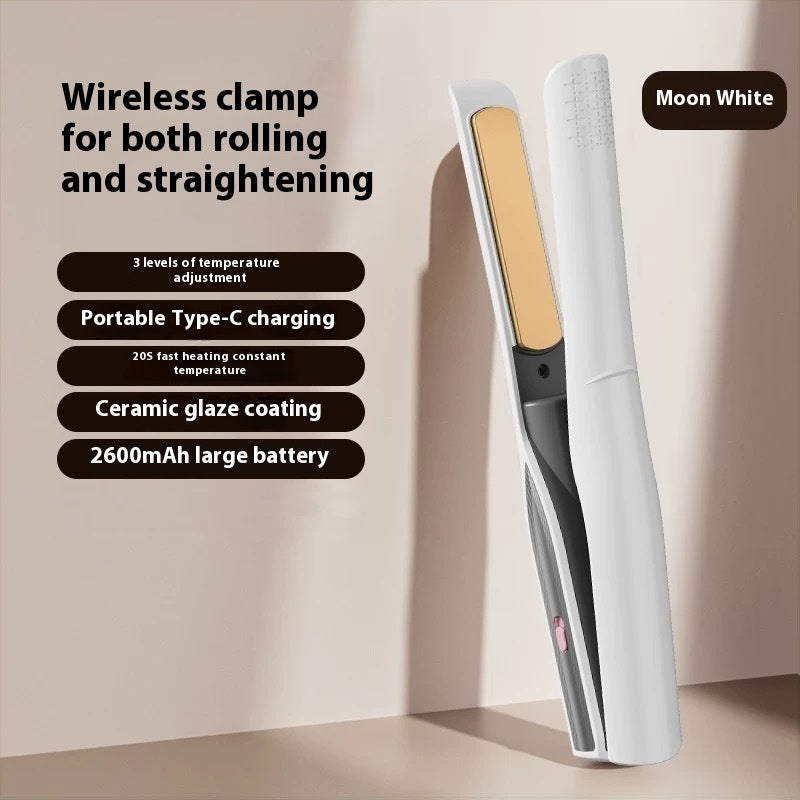 مكواة شعر محمولة بشحن USB | Radio Splint Hair Straightener Portable USB Charging
