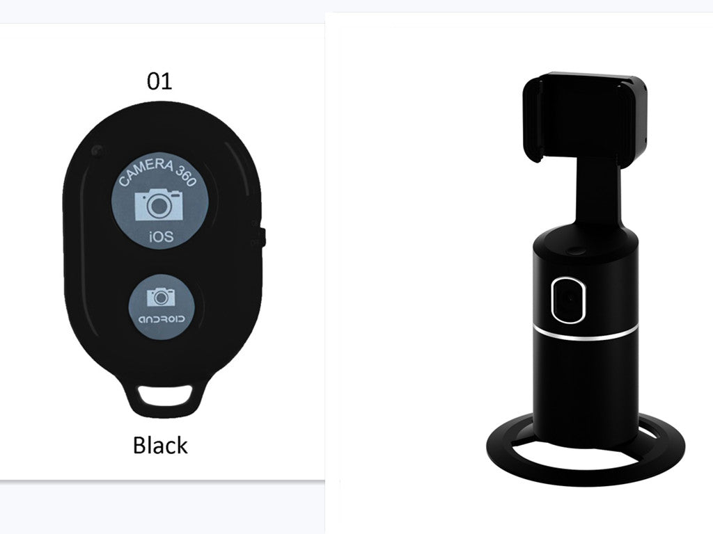 Smart Face Recognition Tracking PTZ Mobile Phone Stand Live Broadcast | حامل هاتف ذكي بتتبع الوجه للبث المباشر