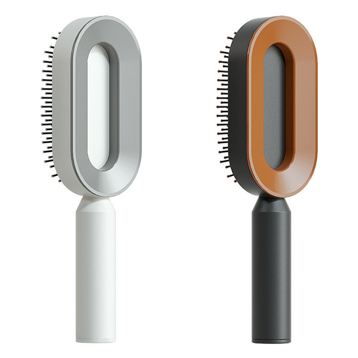 فرشاة شعر ذاتية التنظيف بضغطة واحدة مضادة للكهرباء لمساج فروة الرأس | Self Cleaning Hair Brush One-key Cleaning Anti-Static Airbag Massage Scalp Comb