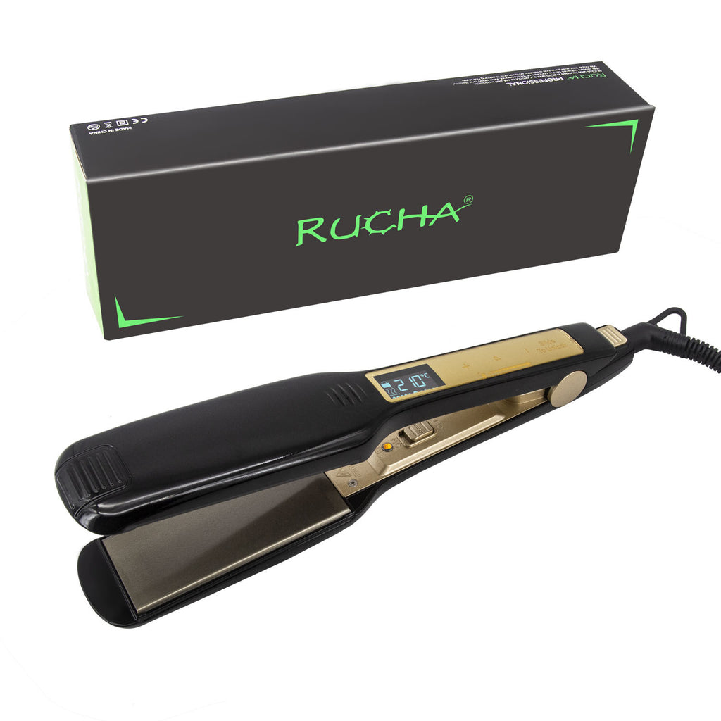 مكواة شعر كهربائية بشاشة لمس لصالونات التجميل | Touch Screen For Hair Salon Hair Styling Electric Hair Straightener
