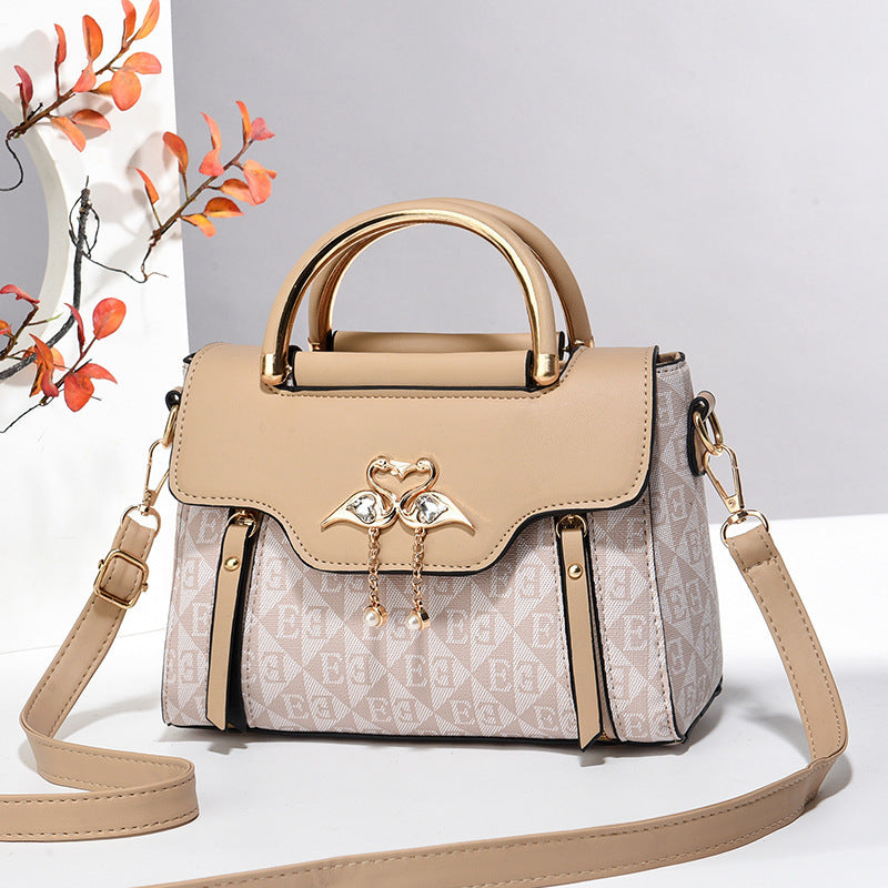 حقيبة توت نسائية أنيقة متعددة الاستخدام كتف وسحاب | Womens Stylish Versatile Tote Shoulder And Crossbody Bag