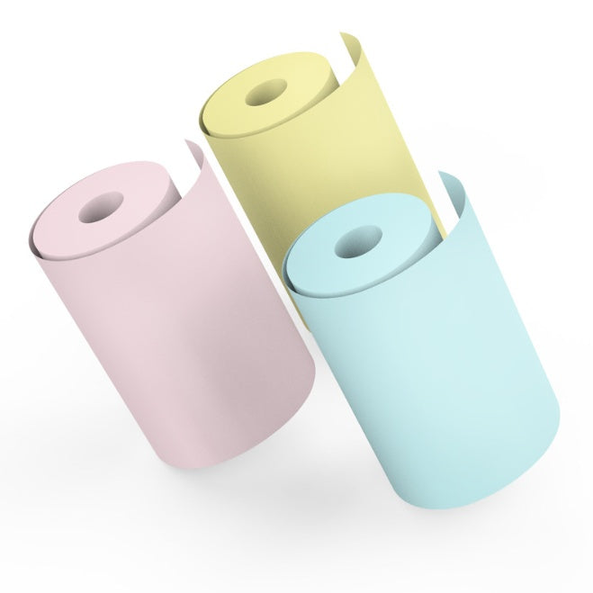 طابعة حرارية لاسلكية صغيرة للملصقات والبطاقات | Mini Bluetooth Wireless Thermal Printer Paper Sticker Label Printer