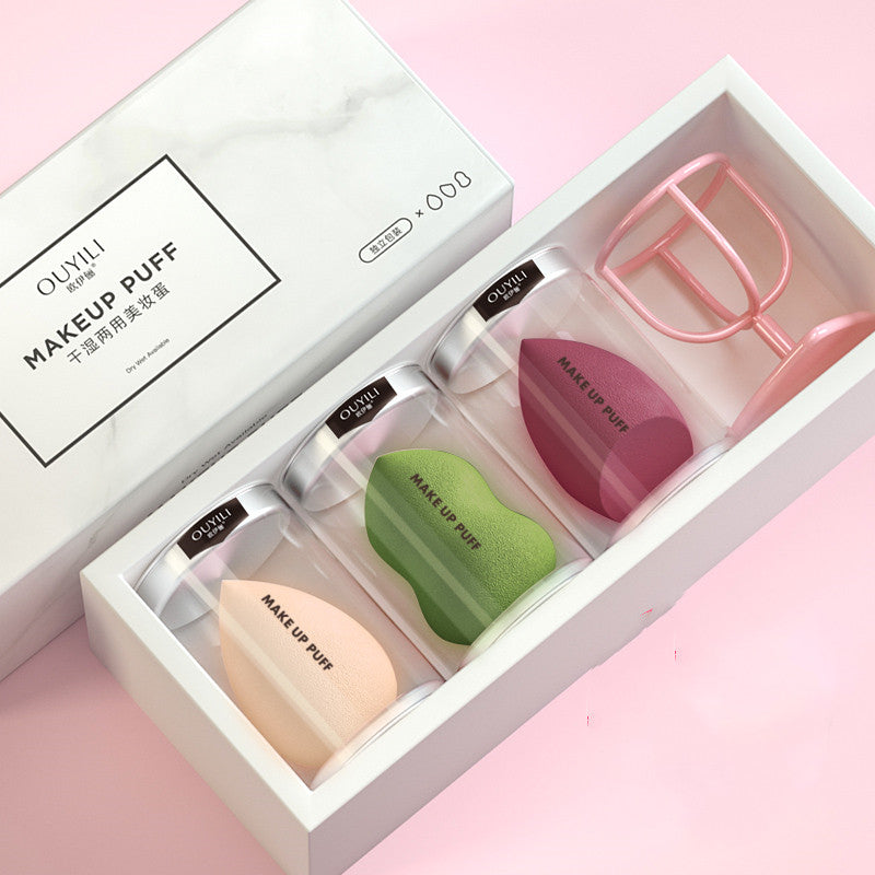 إسفنجات مكياج بيوتي إيج وباف إسفنجي | Beauty Egg Gourd Sponge Puff Makeup Tools