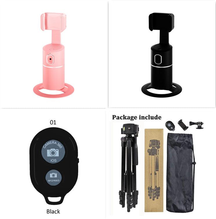 Smart Face Recognition Tracking PTZ Mobile Phone Stand Live Broadcast | حامل هاتف ذكي بتتبع الوجه للبث المباشر