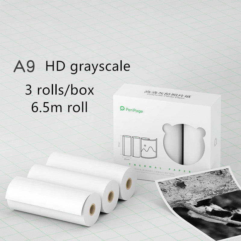 طابعة حرارية لاسلكية صغيرة للملصقات والبطاقات | Mini Bluetooth Wireless Thermal Printer Paper Sticker Label Printer