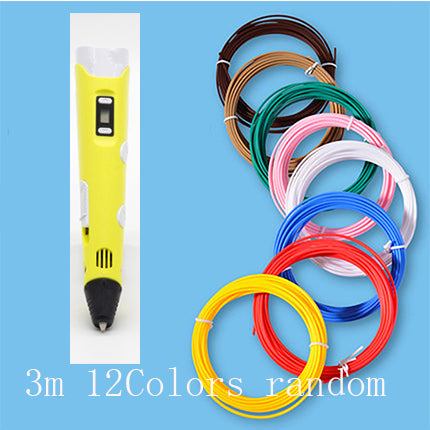 قلم طباعة ثلاثية الأبعاد للأطفال رسم وإبداع | 3D Print Pen Graffiti Stereoscopic Paintbrush Children Puzzle Painting Toy