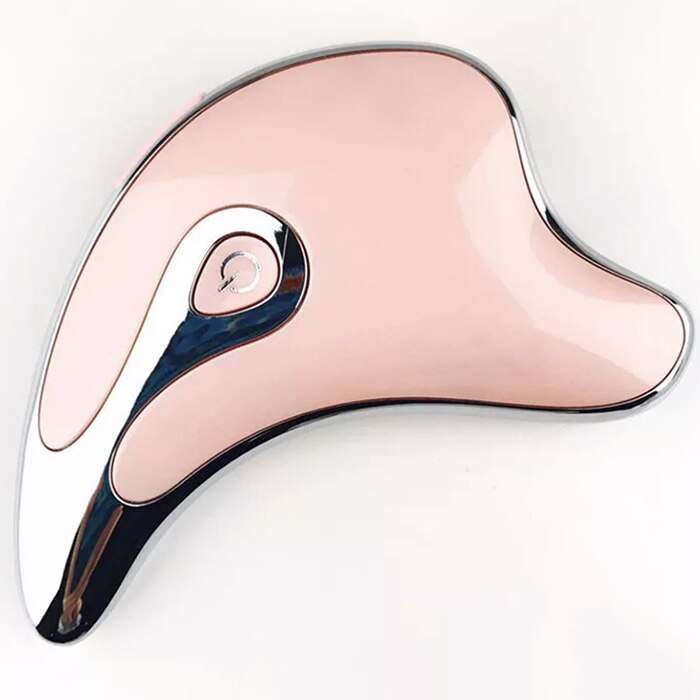 جهاز مساج Gua Sha كهربائي بضوء LED وتيار ميكرو لشد الوجه وتجديد البشرة | Gua Sha Scraper Facial Massager LED Light Microcurrent Skin Rejuvenation