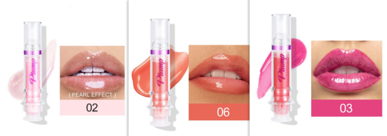 أحمر شفاه سائل لامع | New Tube Lip Rich Lip Color Liquid Lipstick Mirror