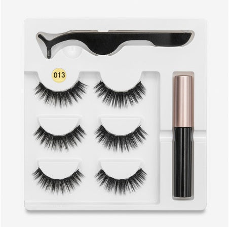 زوج رموش مغناطيسية عصرية بدون غراء | A Pair Of False Eyelashes With Magnets In Fashion
