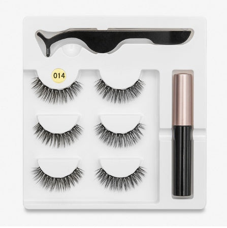 زوج رموش مغناطيسية عصرية بدون غراء | A Pair Of False Eyelashes With Magnets In Fashion