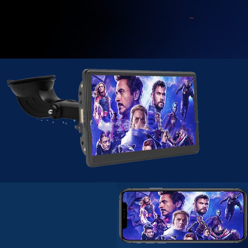 شاشة سيارة ذكية محمولة لاسلكية تدعم Carplay وAndroid Auto | Portable IPS Car Smart Screen Wireless Projection Carplay Android AUTO