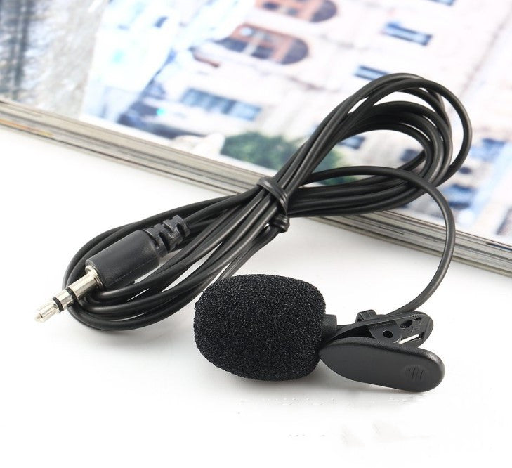ميكروفون لافالير سلكي 3.5mm للتسجيل | Lavalier Condenser Microphone 3.5mm Wired