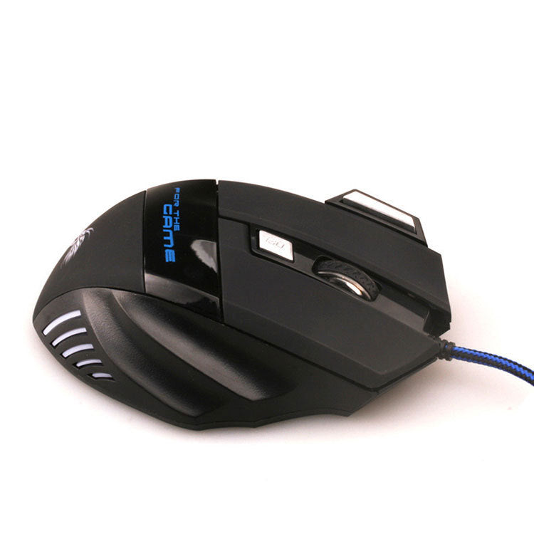 ماوس جيمينج USB بإضاءة ملونة متغيرة 6 أزرار | USB Gaming Mouse 6 Buttons Colorful LED