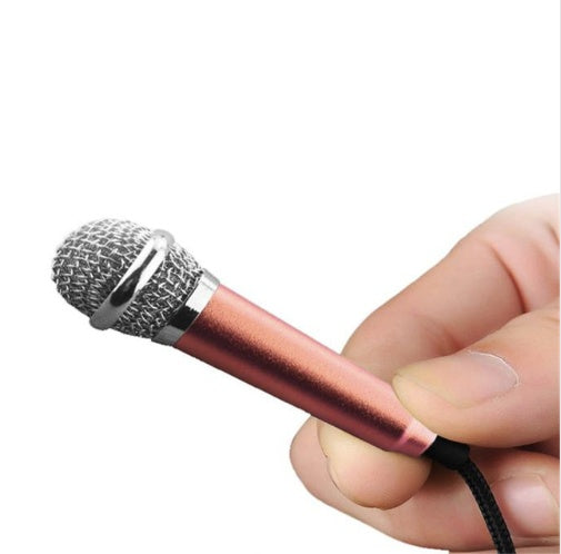 ميكروفون صغير سلكي للهاتف والتسجيل | Mini Wired Microphone for Mobile Phone Recording