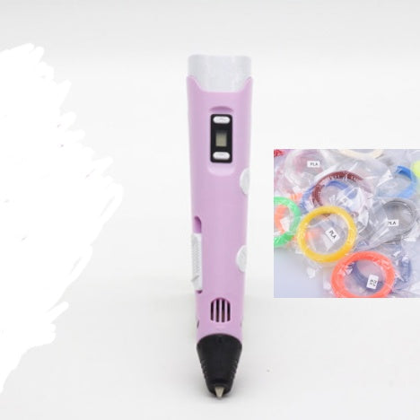 قلم طباعة ثلاثية الأبعاد للأطفال رسم وإبداع | 3D Print Pen Graffiti Stereoscopic Paintbrush Children Puzzle Painting Toy