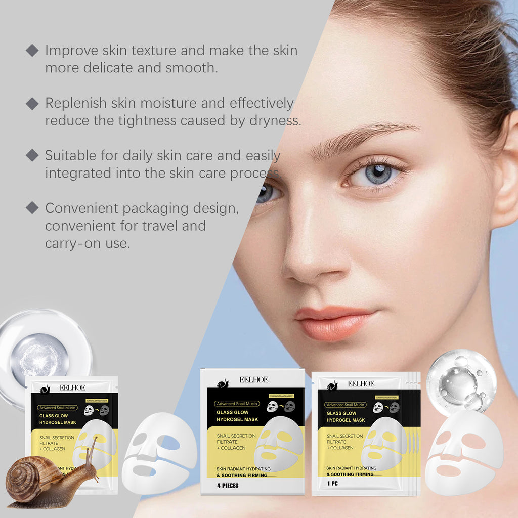 قناع مرطب وشاد بمخاط الحلزون | Snail Mucin Moisturizing Mask