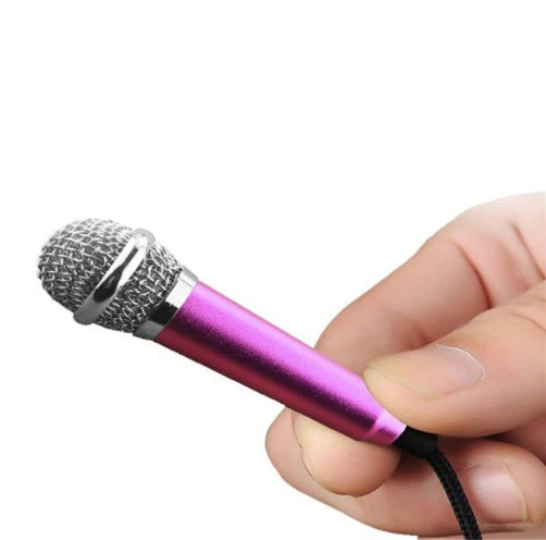 ميكروفون صغير سلكي للهاتف والتسجيل | Mini Wired Microphone for Mobile Phone Recording