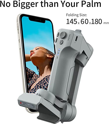 Moza Mini MX2 جيمبال للهواتف الذكية مثبت يدوي مع تتبع سريع وتحكم بالإيماءات | Moza Mini MX2 Smartphone Gimbal Handheld Stabilizer With Fast Tracking And Smart Gesture Control