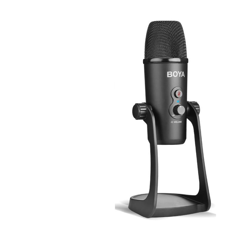 مايكروفون BOYA PM700R كوندنسر USB مع كارد صوت مدمج للتسجيل والبث | BOYA PM700R USB Condenser Microphone Built-in Sound Card Recording
