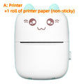 طابعة صغيرة محمولة بلوتوث وايفاي لطباعة الصور من الهاتف | Mini Printer Portable Bluetooth WiFi Mobile Phone Photo Pocket Printer