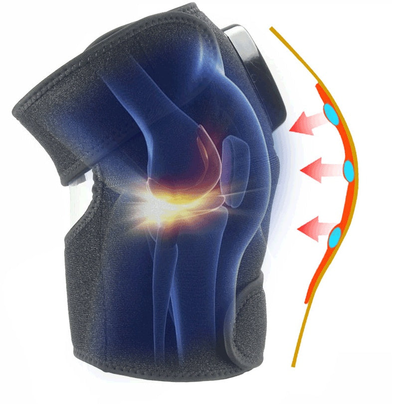 جهاز مساج الركبة بالتدفئة الكهربائية | Electric Infrared Heating Knee Massager Wrap