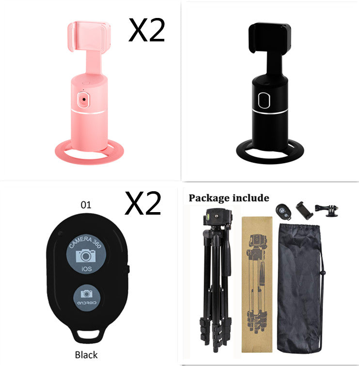 Smart Face Recognition Tracking PTZ Mobile Phone Stand Live Broadcast | حامل هاتف ذكي بتتبع الوجه للبث المباشر