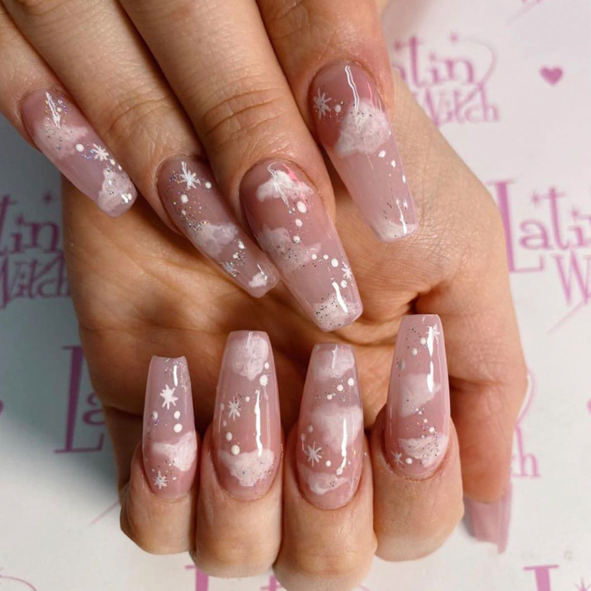 أظافر ناعمة جاهزة للتركيب | Wearing Nails Finished Soft Nails False Nails