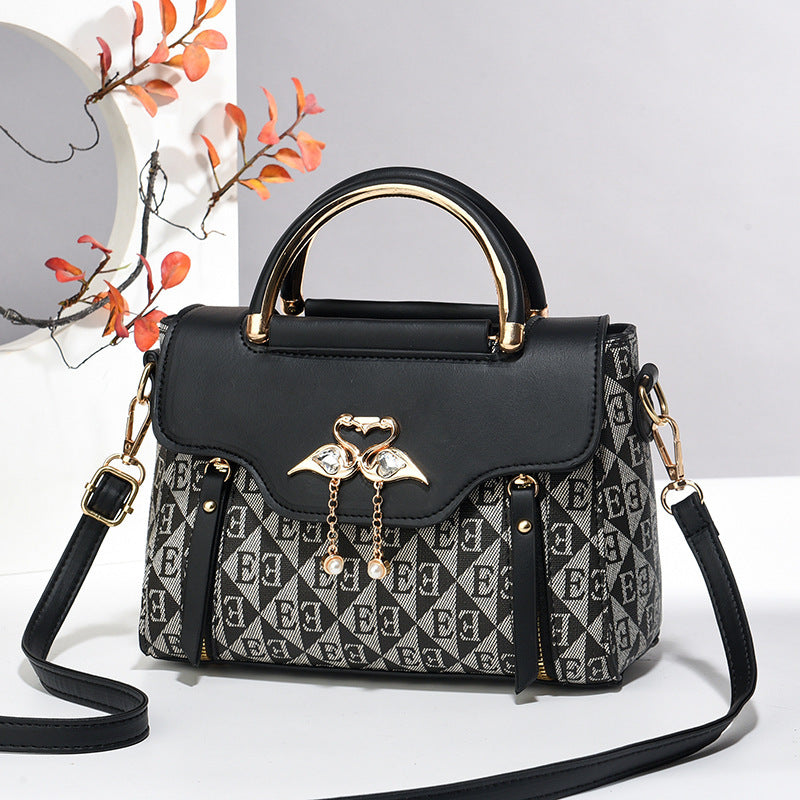 حقيبة توت نسائية أنيقة متعددة الاستخدام كتف وسحاب | Womens Stylish Versatile Tote Shoulder And Crossbody Bag