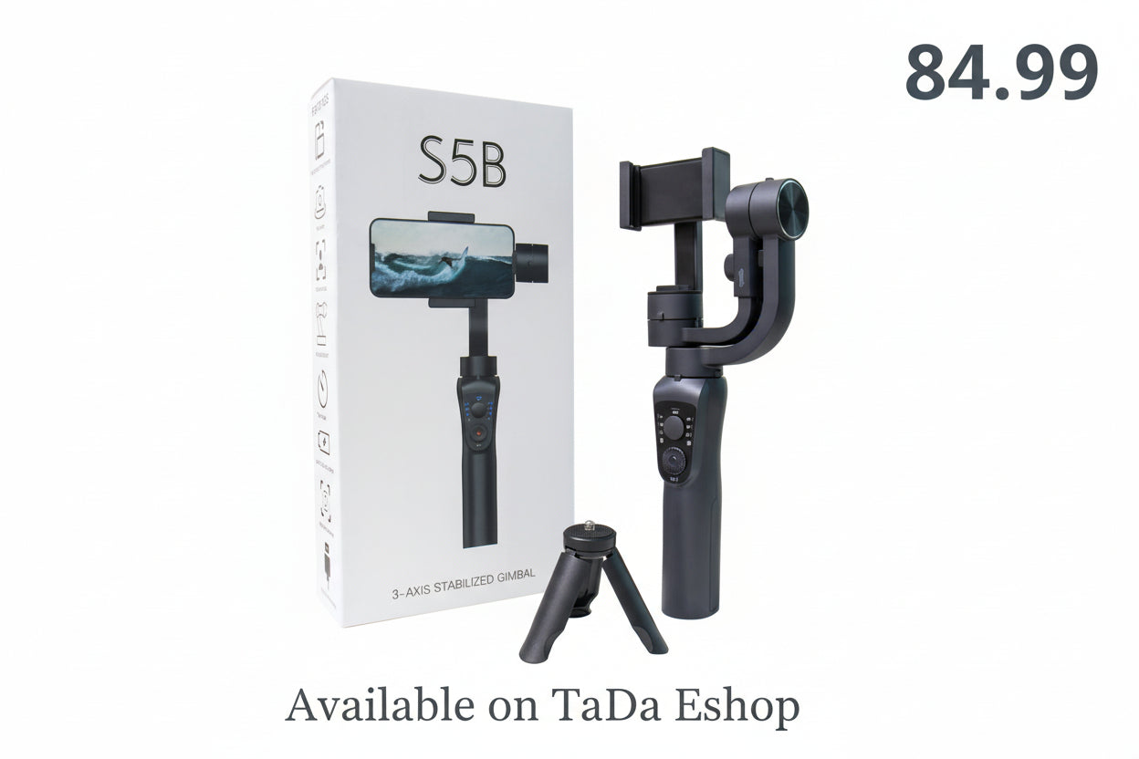 مثبت جيمبال يدوي 3 محاور للهاتف المحمول | Three-Axis Handheld Gimbal Stabilizer Mobile Phone