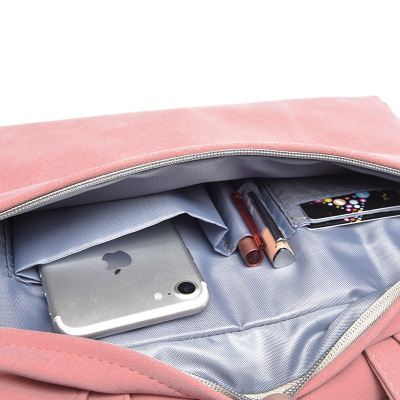حقيبة لابتوب جلد PU نسائية مع حامل ماوس للماكبوك 13-15.6 بوصة | PU Leather Women Laptop Bag Notebook Briefcase For Macbook 13.3 14 15.6 Inch With Mouse Bag