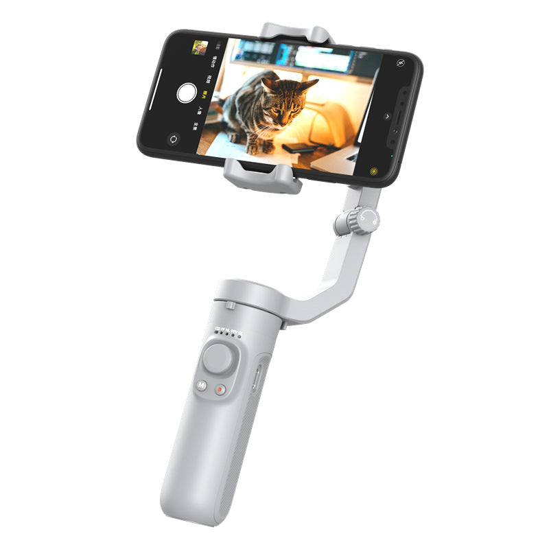 حامل تثبيت الهاتف ثلاثي المحاور قابل للطي مضاد للاهتزاز | Handheld Gimbal Three-Axis Stabilizer Mini Folding Anti-Shake